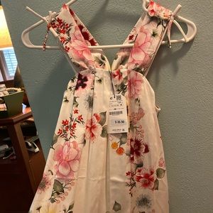 Zara floral dress